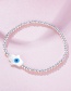 Fashion Kltb078 Metal Fritillary Cross Eye Beaded Bracelet