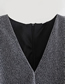 Fashion Silver Metallic Thread V-neck Bodysuit