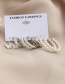 Fashion 2# Alloy Butterfly Pearl Geometric Earrings Set