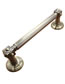 Fashion 9856 Surface Mounted Red Ancient-total Length 353mm Zinc Alloy Geometric Cabinet Handle