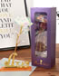 Fashion Line Lamp Flower + Box Flip Cover Luminous Gold Foil Simulation Rose Gift
