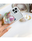 Fashion Geometric Love Bracket-color Laser-small Laser Gradient Love Mobile Phone Airbag Holder