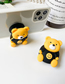 Fashion Little Bear Bracket-smiley Yellow Bear Smiley Bear Mobile Phone Airbag Holder