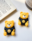 Fashion Little Bear Bracket-smiley Yellow Bear Smiley Bear Mobile Phone Airbag Holder