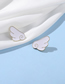 Fashion White Alloy Cartoon Wings Painted Brooch