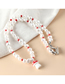 Fashion White Rice Beads Pearl Beaded Mushroom Necklace