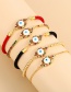 Fashion Color-3 Copper Inlaid Zirconium Eye Bracelet
