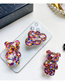 Fashion Cloud Bracket-mixed Color Sequined Cloud Bear Airbag Bracket