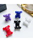 Fashion Sitting Bear Carriage-white Pure Color Bear Mobile Phone Airbag Holder