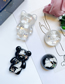 Fashion Crystal Ball-snow Cloud-glitter Bear-black Pure Color Cartoon Glitter Snowflake Bear Mobile Phone Airbag Holder