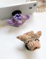 Fashion Small Clothes Holder-brown Woolen Knitted Sweater Mobile Phone Airbag Holder