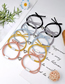 Fashion Love Rubber Band Stainless Steel Yellow Pair A Pair Of Alloy Magnetic Love Cord Braided Bracelet