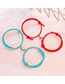 Fashion A Pair Of Holes And Blue Pair Of Alloy Magnet Love Hand Straps
