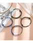 Fashion A Pair Of Blue And White Ropes A Pair Of Alloy Geometric Magnetic Ball Hand Rope