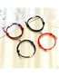 Fashion Milan Rope Sun And Moon Dark Blue And Wine Red Pair A Pair Of Alloy Sunyue Brand Magnetic Round Ball Hand Rope