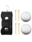 Fashion White Leather Geometric Golf Bag