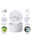 Fashion White One Dali Grain Leather Heat Insulation And Anti-scalding Coaster