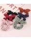 Fashion Pink Fabric Knitted Knotted Bunny Ears Pleated Hair Tie