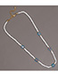 Fashion A Geometric Rice Beads Beaded Necklace