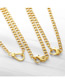 Fashion C Metal Geometric Necklace