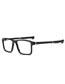 Fashion Black Frame Geometric Magnetic Sunglasses Lens Set
