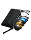 Fashion Five-piece Pc Frame With Leather Bag Geometric Magnetic Sunglasses Lens Cover With Leather Bag