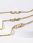 Fashion 3# Copper Inlaid Zirconium Star And Moon Bracelet