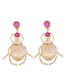 Fashion Gold Color Alloy Plating Insect Ear Studs