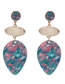 Fashion Blue Pink Acrylic Acrylic Sheet Geometric Earrings