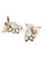 Fashion Grey Geometric Diamond Earrings