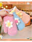 Fashion Pink Recommended 3-10 Years Old Children's Velvet Flower Full Finger Gloves