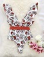 Fashion Coconut Printed Flying Sleeves V-neck Strap One-piece Swimsuit