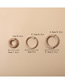 Fashion Frosted Fine Phone Ring-beige Matte Frosted Phone Cord
