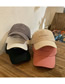 Fashion Grapefruit Red Letter Embroidered Soft Top Baseball Cap