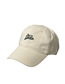 Fashion Beige Letter Embroidered Soft Top Baseball Cap