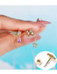 Fashion Wings Rose Gold Color Gold-plated Copper With Zirconium Pierced Wings
