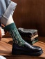 Fashion Picture 5 Pairs Letter Print Wool Socks Set