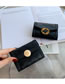 Fashion Card Package One Pu Diamond Lock Wallet