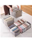 Fashion Jeans Grid-gray 7 Grids Household Fabric Storage Box