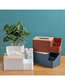 Fashion Blue Household Pumping Box With Partitioned Storage Box