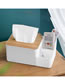 Fashion White Household Pumping Box With Partitioned Storage Box
