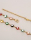 Fashion Color-2 Titanium Steel Dripping Eyes Love Heart Necklace