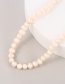 Fashion Milky White-2 Irregular Pearl Beaded Necklace
