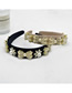 Fashion Style 2 Pearl Alloy Diamond-studded Bow Wide-brimmed Headband