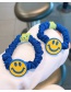 Fashion Smiley Fabric Smiley Face Mark Fold Hair Rope
