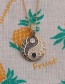Fashion 01090cx 40+5cm Bead Chain Copper Inlaid Zirconium Gossip Necklace