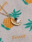 Fashion 01075cx 40+5cm Bead Chain Copper Inlaid Zirconium Moon Astronaut Necklace