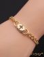 Fashion Cb0299yh Copper Inlaid Zirconium Eyes Stars Moon Love Heart Cross Bracelet