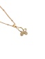 Fashion 01054gz 40+5cm Bead Chain Copper Inlaid Zirconium Butterfly Necklace