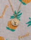 Fashion 01041gz 40+5cm Bead Chain Copper Inlaid Zirconium Oil Dripping Lion Head Necklace